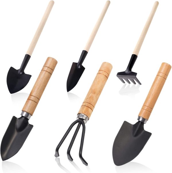 6105ZzV7JPL._AC_SL1500_.jpg Small Tool Set 6 Pieces Iron Kit Including Hand Shovel Transplant Shovel