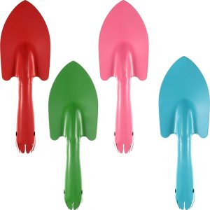 4 Pieces 8 Inch Mini Trowel Set Sand Shovels Small Metal Hand