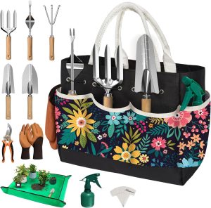 22Pcs Tools Set for Women Heavy Duty Hand Tool Kit Gardener Gifts