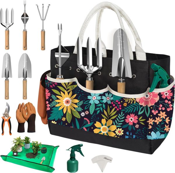 22Pcs Tools Set for Women Heavy Duty Hand Tool Kit Gardener Gifts