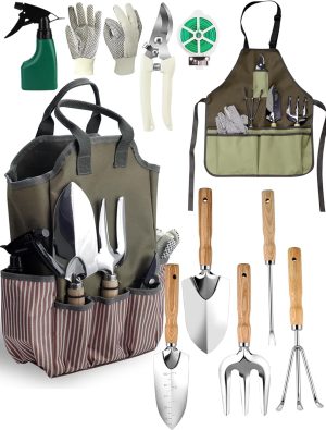 71nY0CZuBL._AC_SL1500_.jpg Set 11 PCS Heavy Duty Stainless Steel Tool Kit with Large Tote